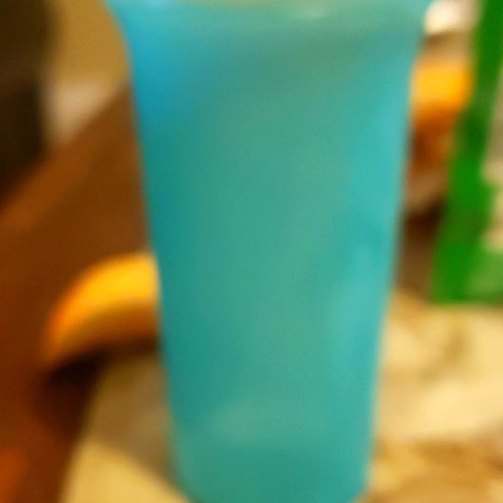 Blue cup